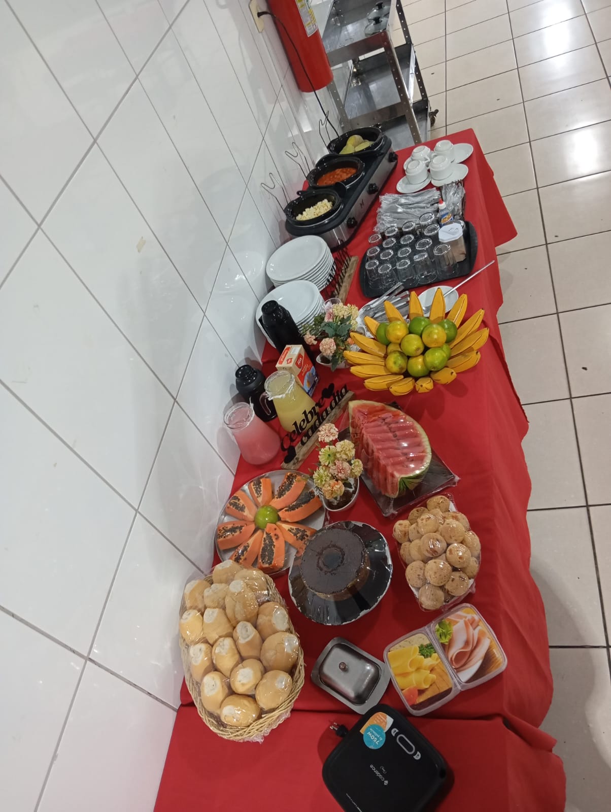 Mesa de café da manhã